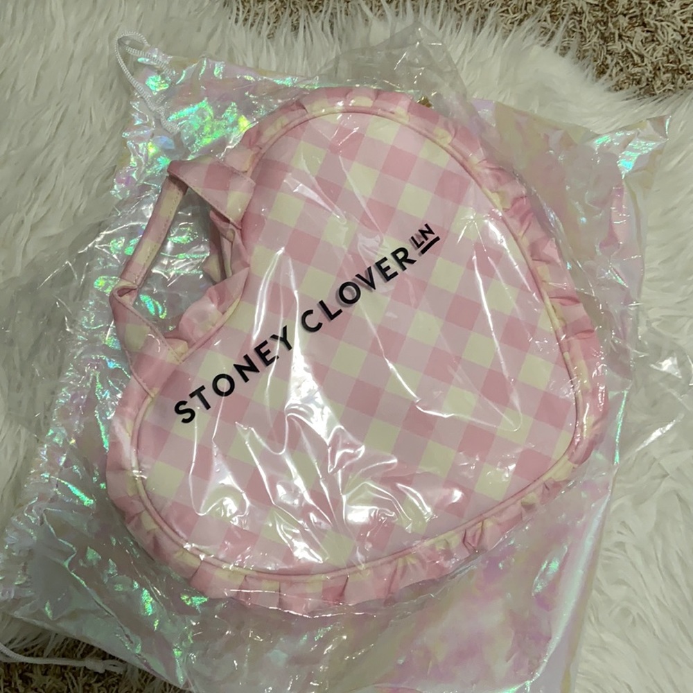 Stoney Clover Lane Ruffle Mini Heart Tote
